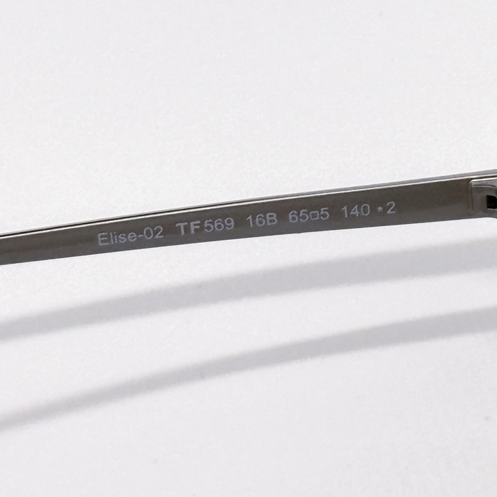 NEW TOM FORD TF569 16B SILVER WOMEN SUNGLASSES ELISE-02 FT0569/S 16B EYEWEAR - Picture 9 of 11